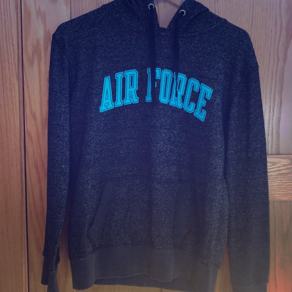 Black air force sweatshirt/hoodie